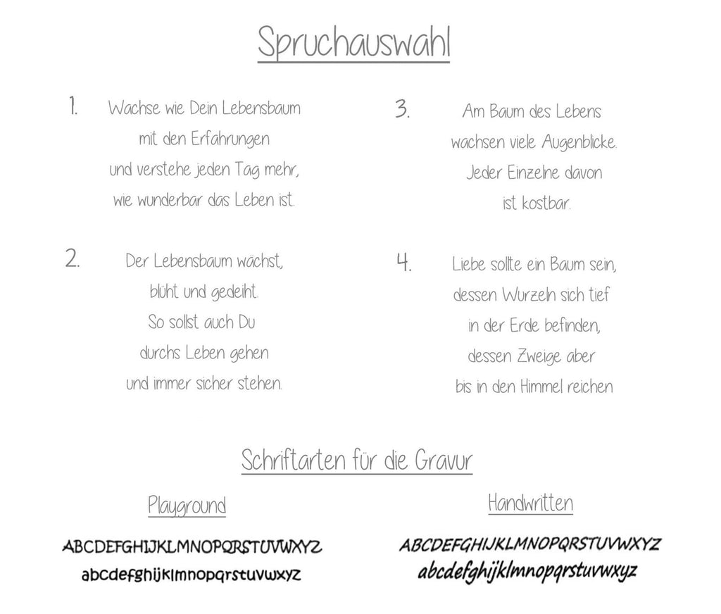 Namenskette Mein Lebensbaum mit Eule Kette zur Taufe Geburt Kommunion Konfirmation