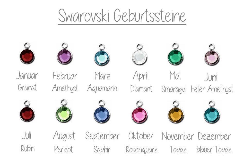 Schutzengel Kette mit Geburtsstein Geschenk Patenkind zur Taufe Geburt Kommunion Konfirmation